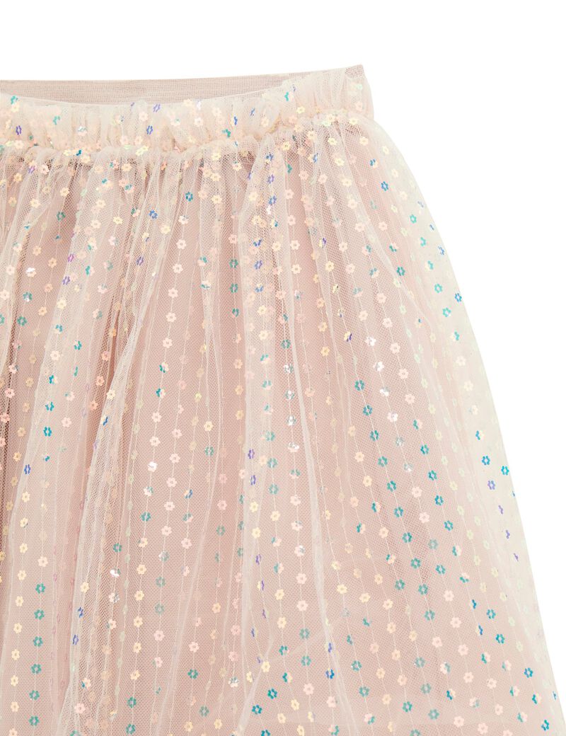 Sequins midi skirt