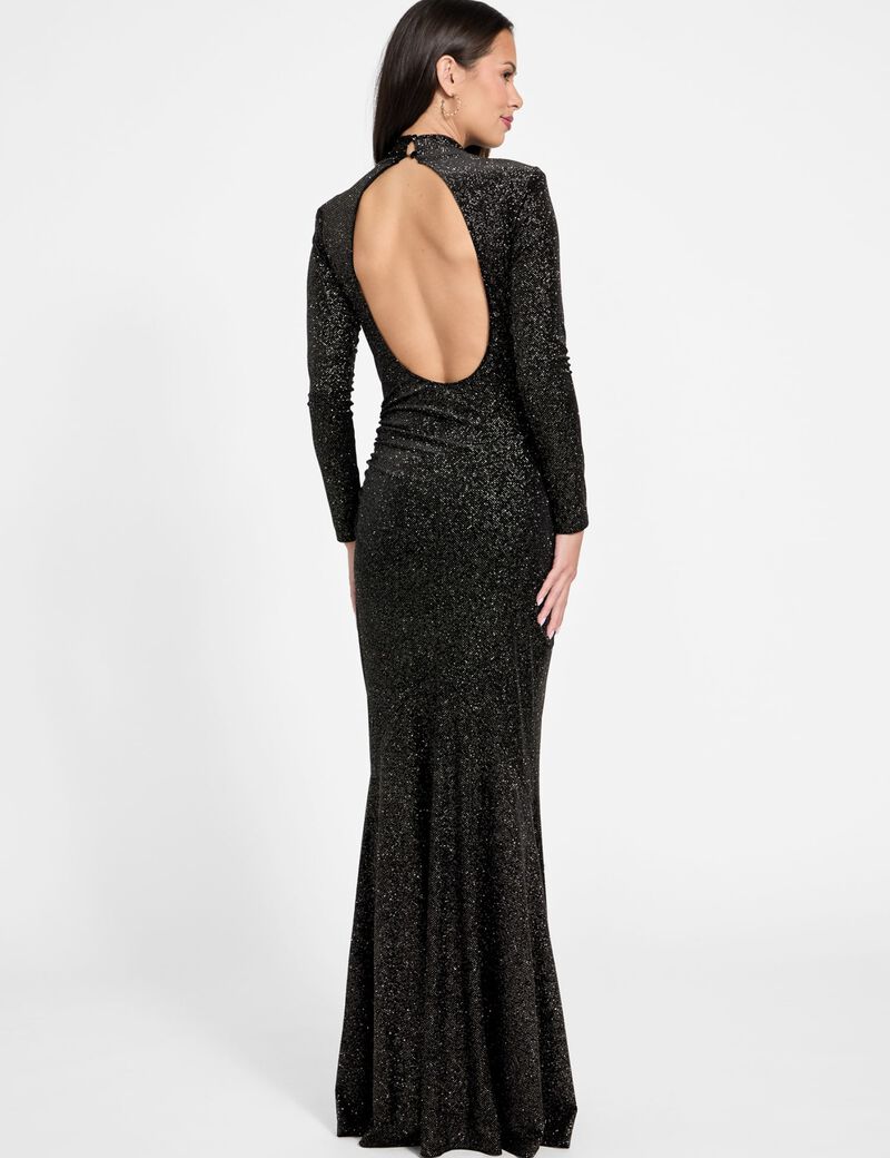 Marciano velvet long dress
