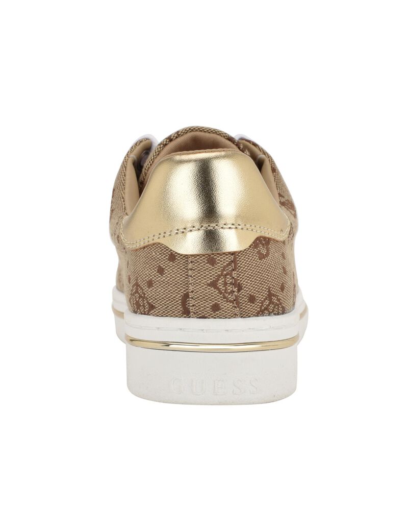 Lace Up Round Toe Sneaker with Charms