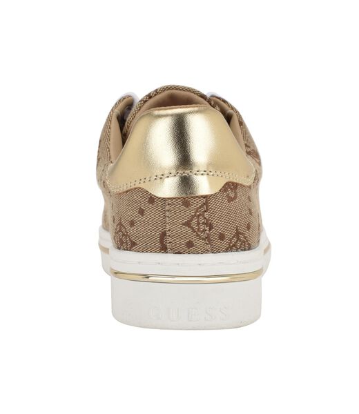 Lace Up Round Toe Sneaker with Charms