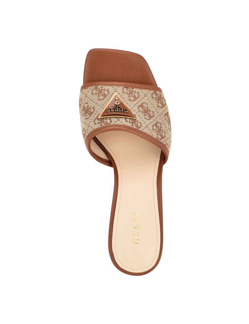 Logo Heel Sandals