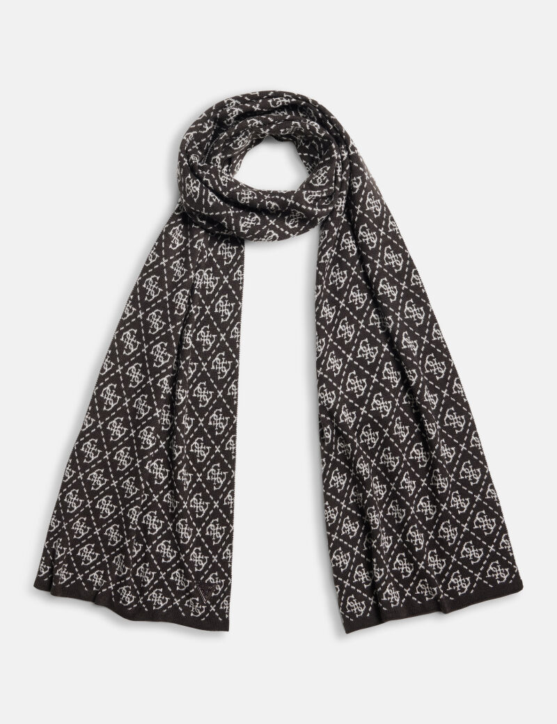 Silk-blend 4G logo scarf
