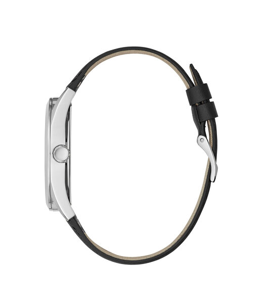 ساعة متعددة الوظائف مع ميناء فضي ظاهر