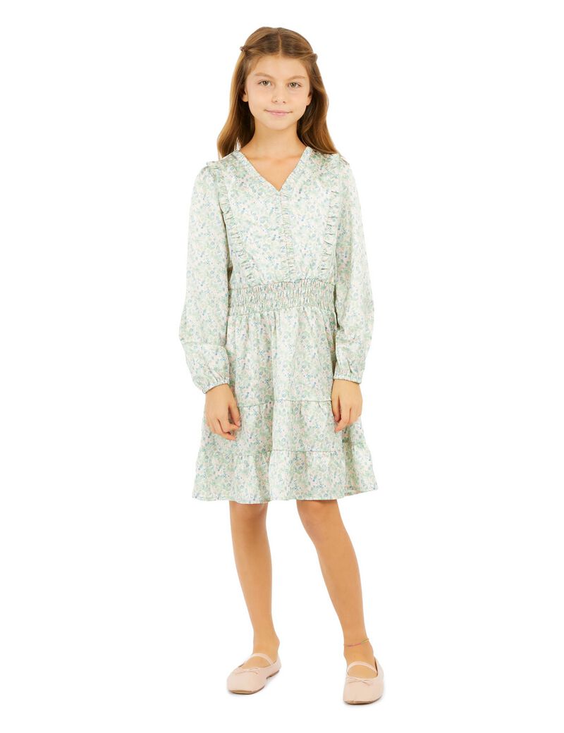 Poly satin dress