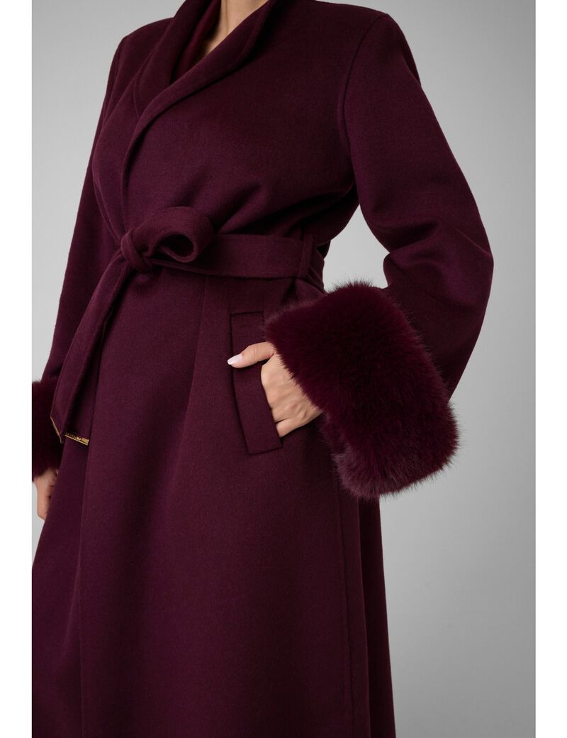 guess marciano wool blend coat