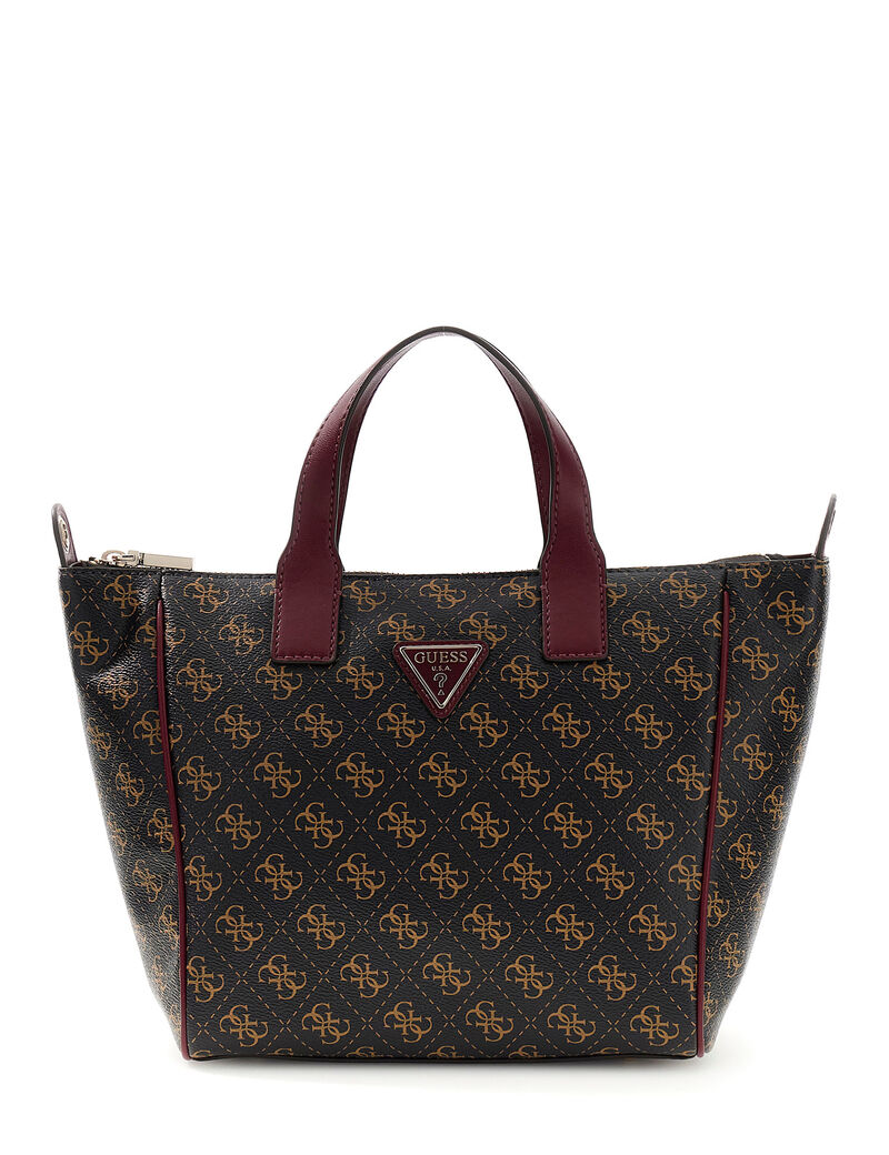guess follie small tote bag