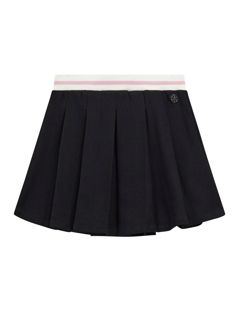 Pleated mini skirt