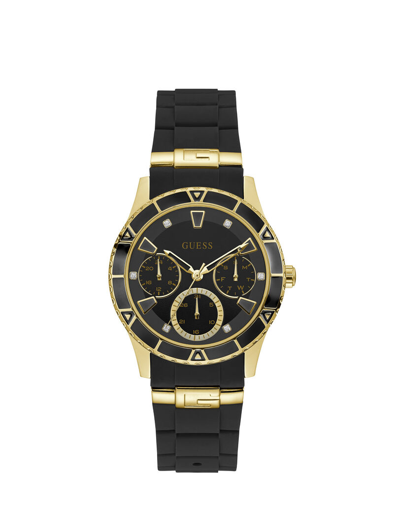 Black And Gold Chronograph Watch