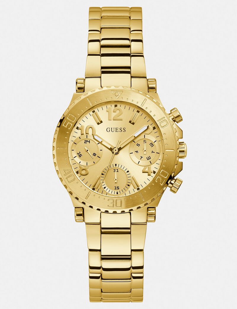 Multi-function steel watch