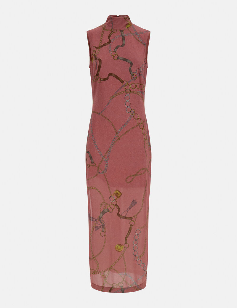Pink Nautical Maxi Dress