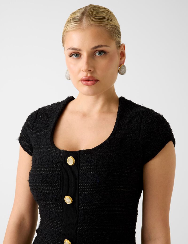 جيس marciano boucl  mini dress
