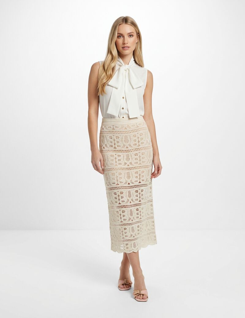 guess octavia long sweater skirt