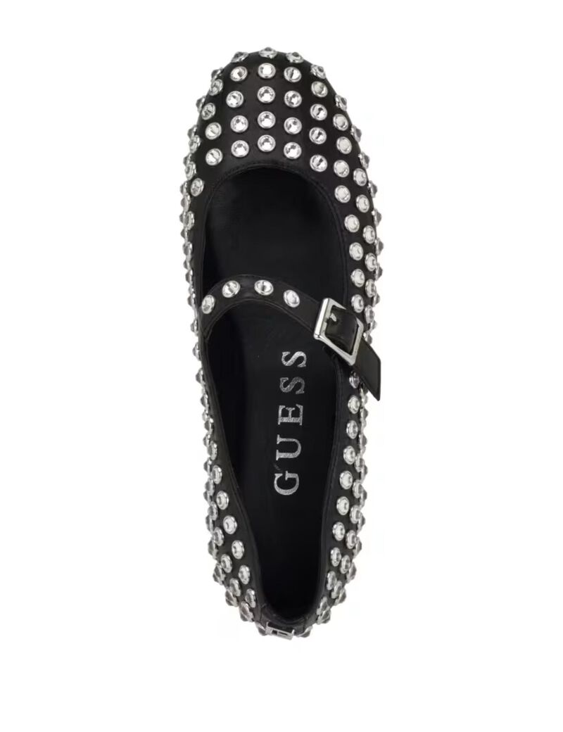 Embellished Mary Jane Ballet Flats