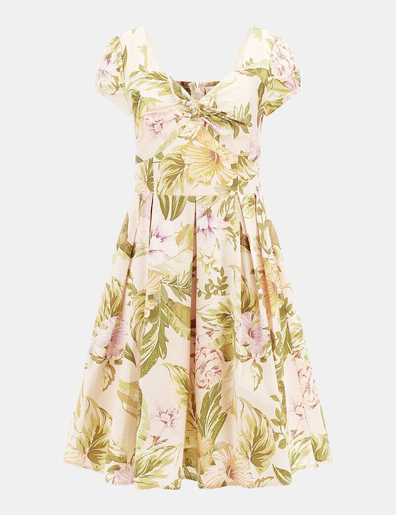 Floral print dress