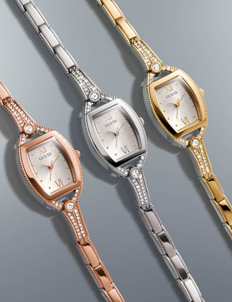 Silver Rhinestone Watch