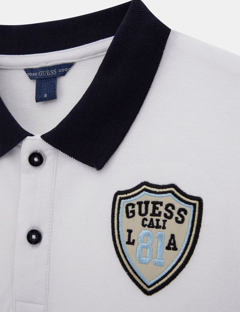 Color block polo