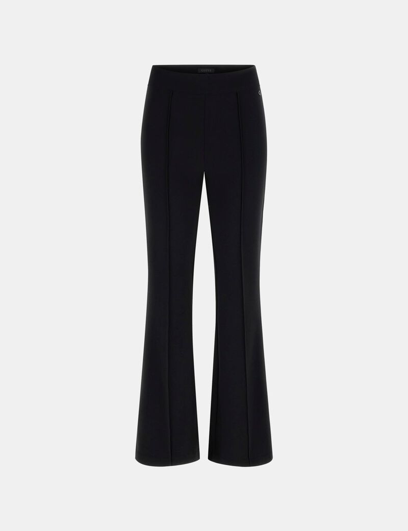 بنطال واسع بخصر مرتفع