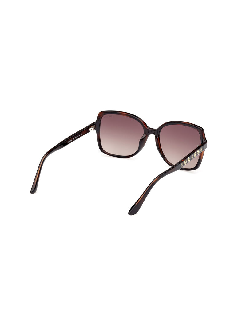Injected Sun Glasses F Dark Havana Gradient Brown