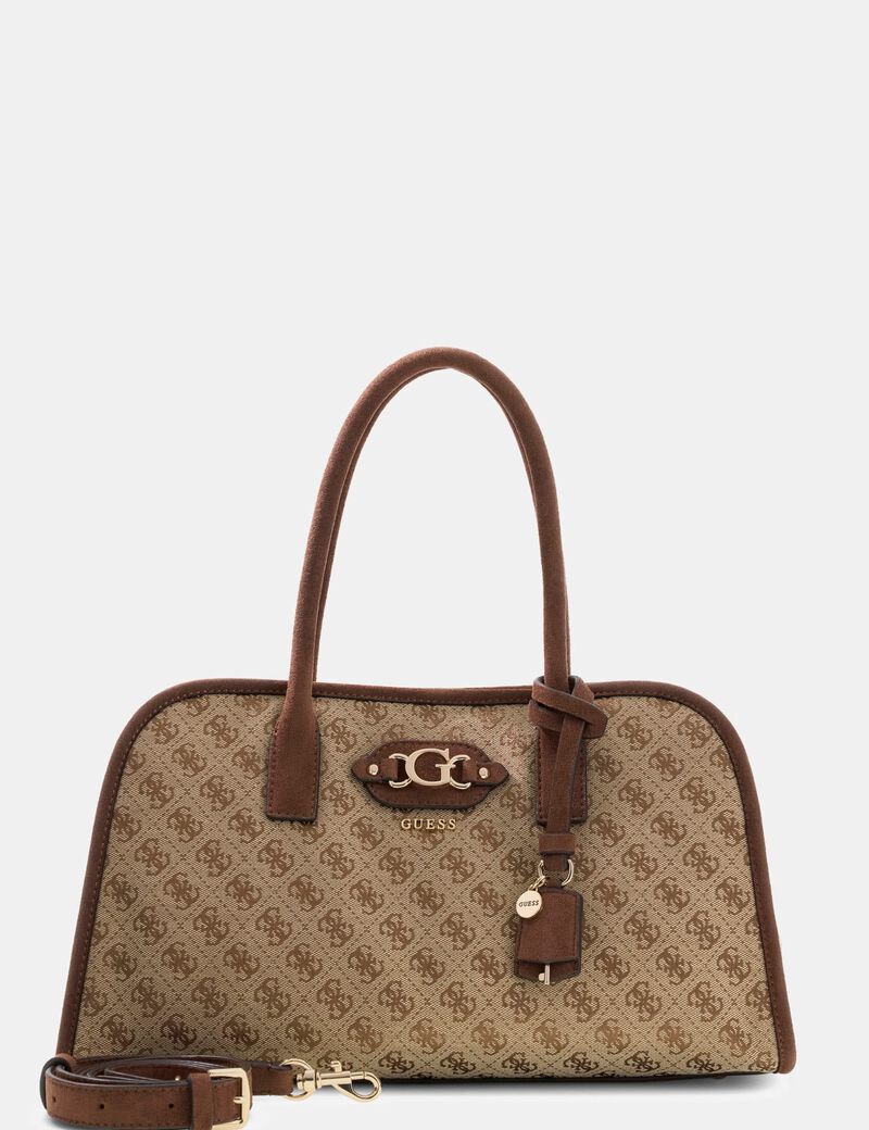 guess samantha logo handbag