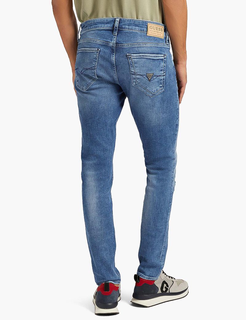 Faded Tapered Jeans