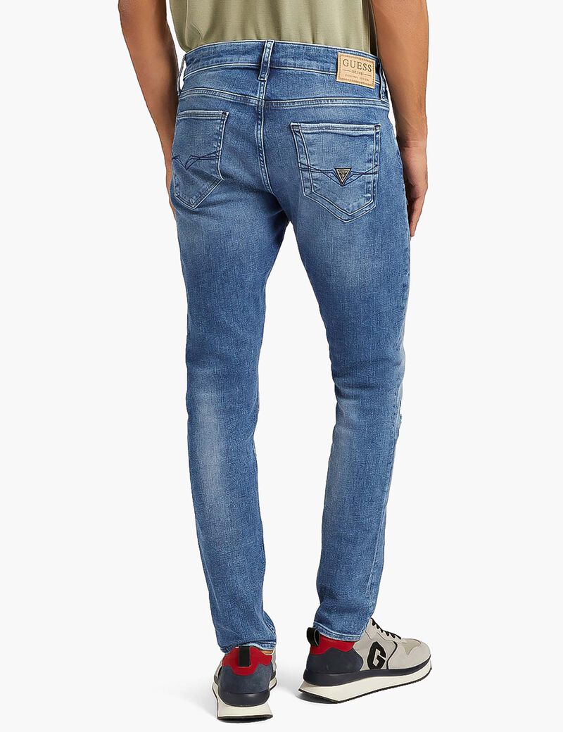 Faded Tapered Jeans