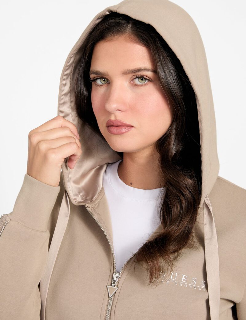 Scuba sweatshirt with hoodie