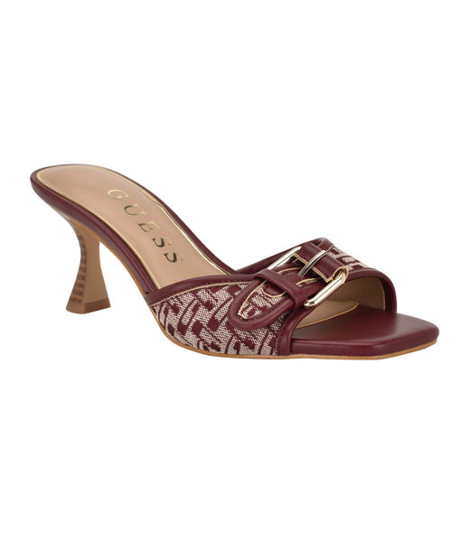 Dista Mid Heel Open Toe with Buckle Sandals 