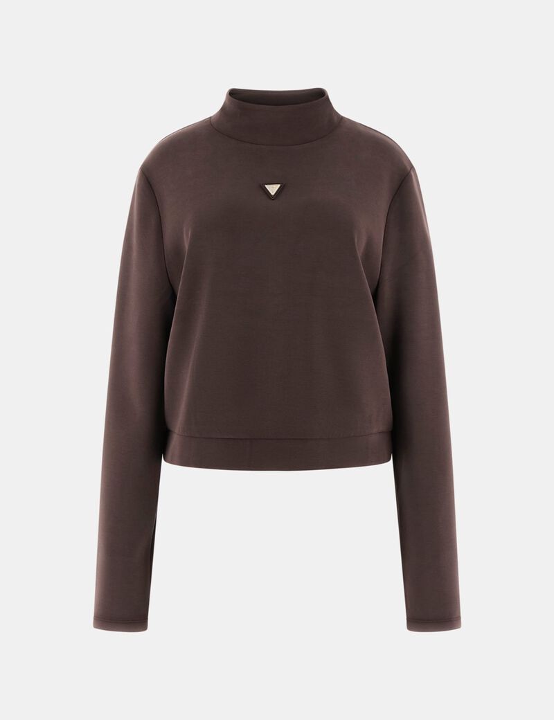 High neck sweatshirt