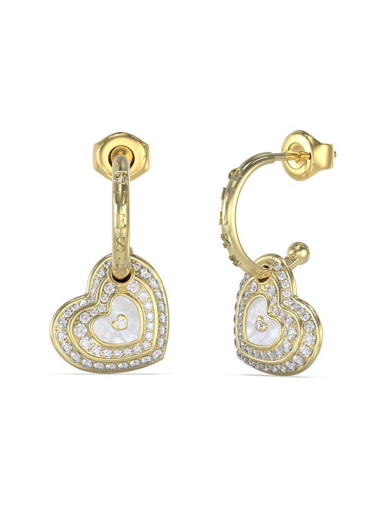 25MM MOP AND CRYSTALS PENDANTS