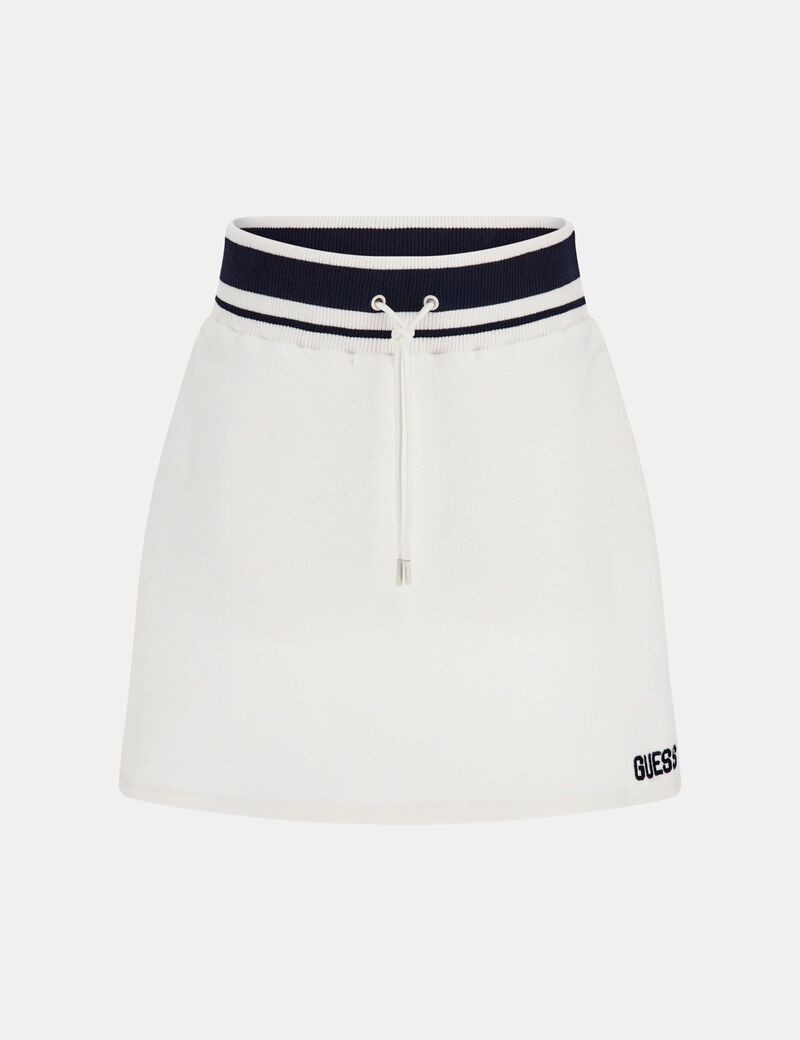 Fleece mini skirt