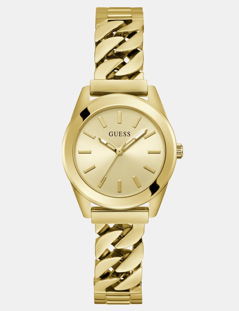 Stainless steel analogue watch