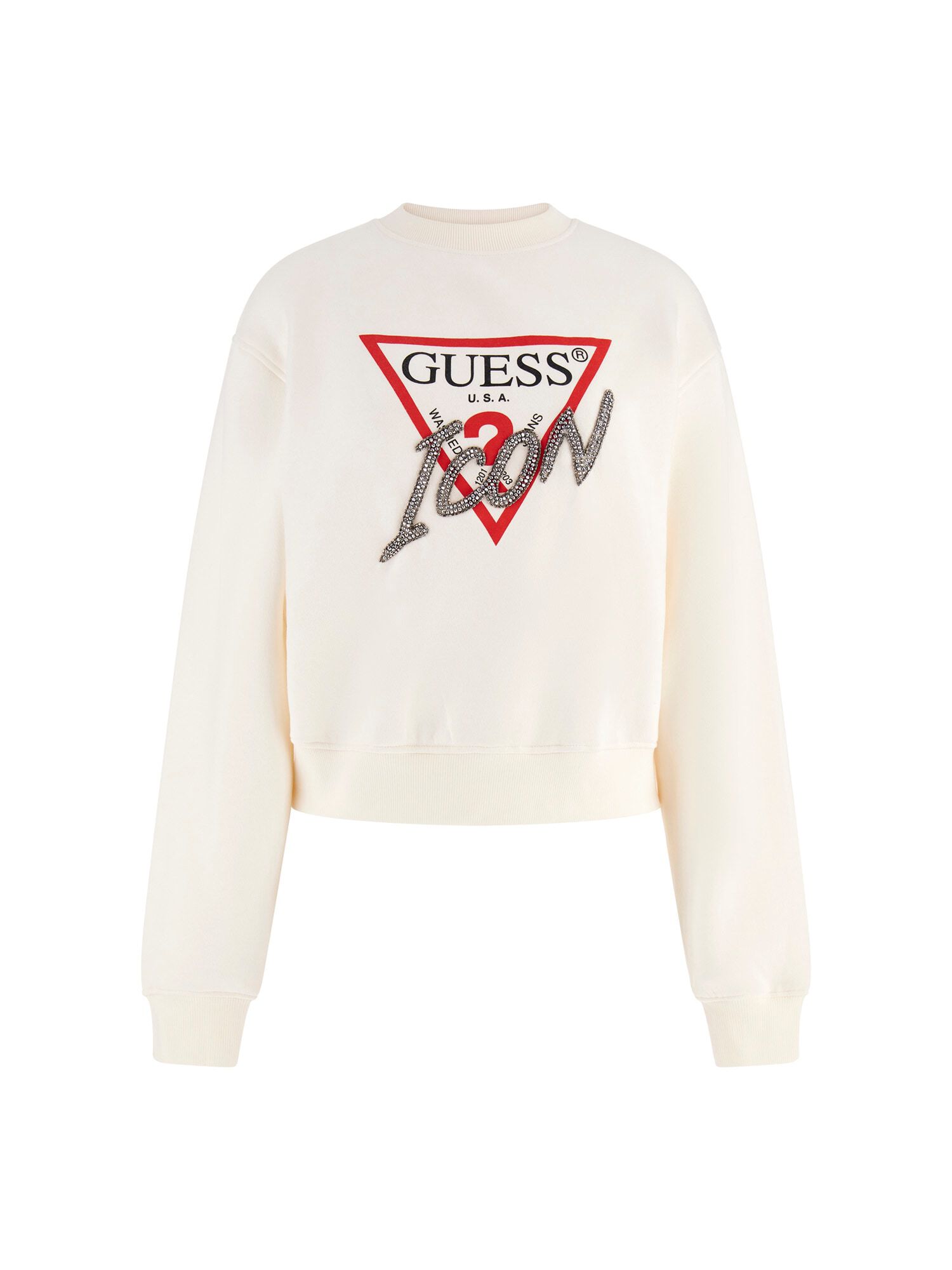 Shop GUESS Online Icon Logo Sweatshirt