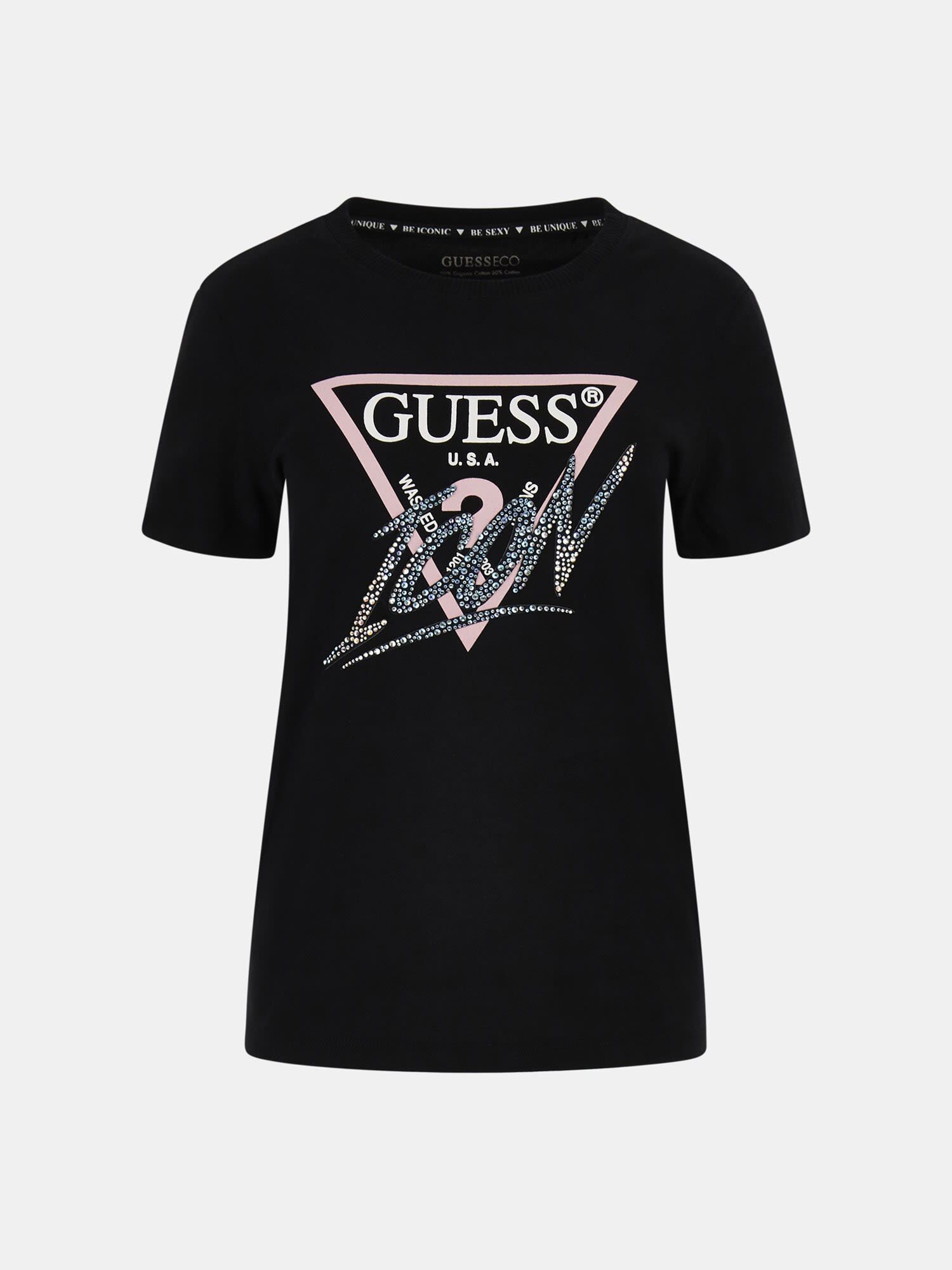 Shop GUESS Online Icon Logo T Shirt