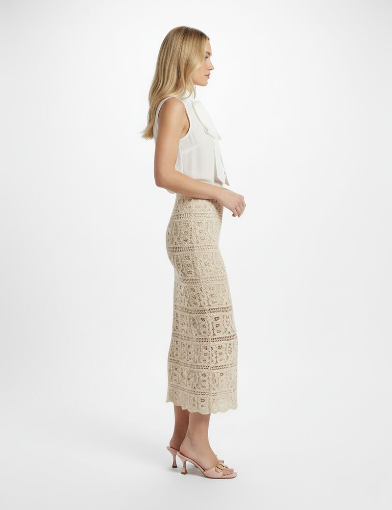 guess octavia long sweater skirt
