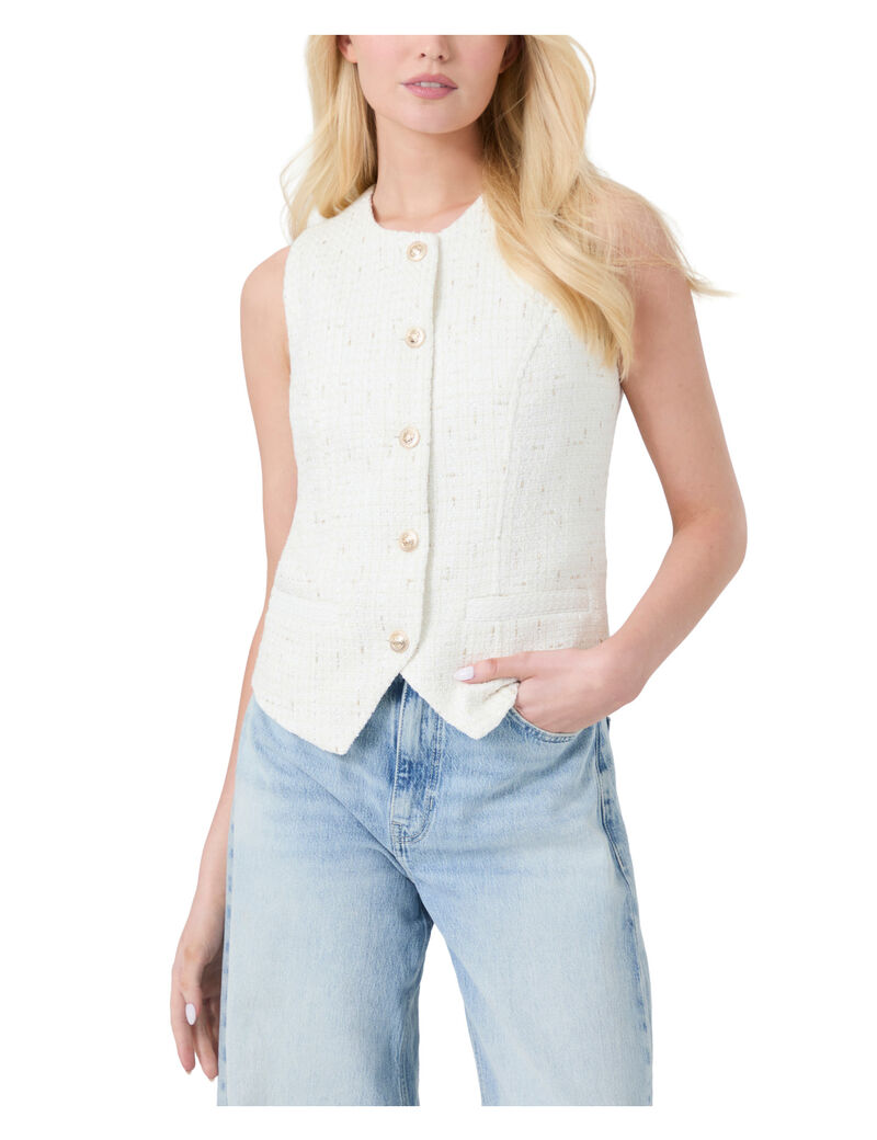 guess tweed vest