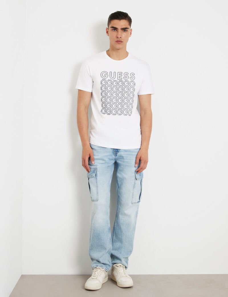 Front logo stretch t-shirt