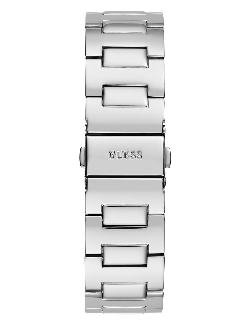 ساعة تناظرية من الفولاذ المقاوم للصدأ