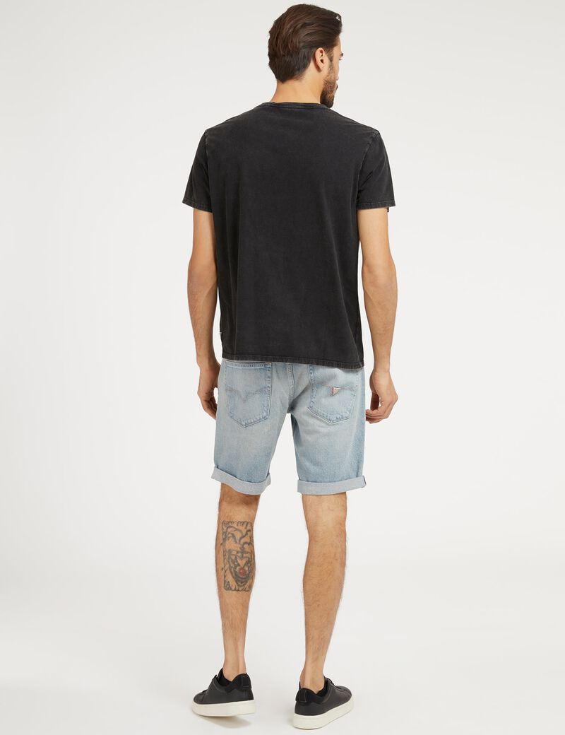 Slim Fit Denim Shorts