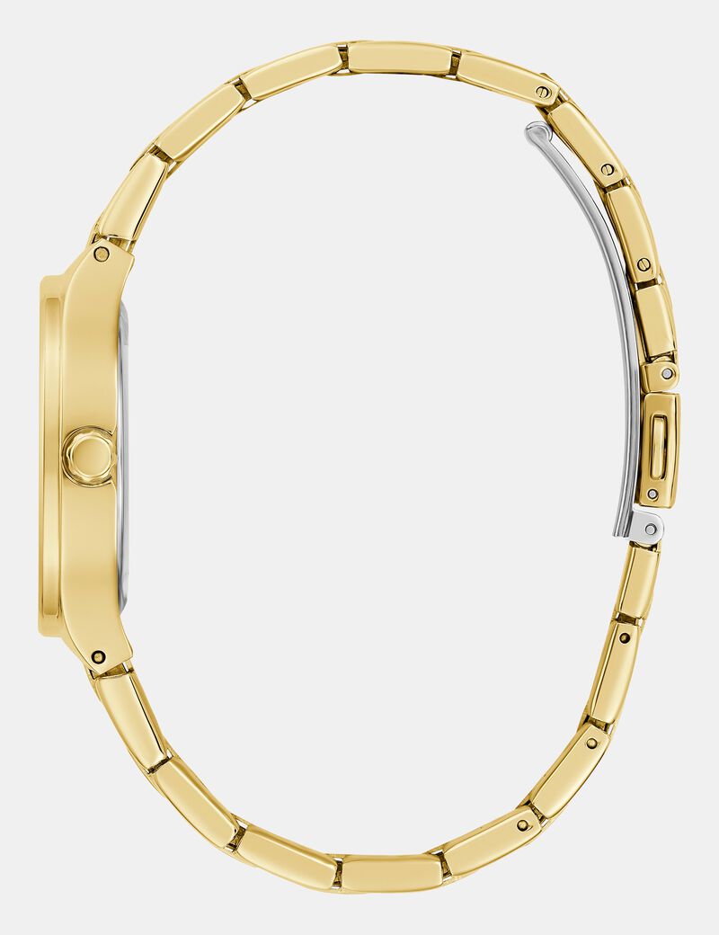 Stainless steel analogue watch