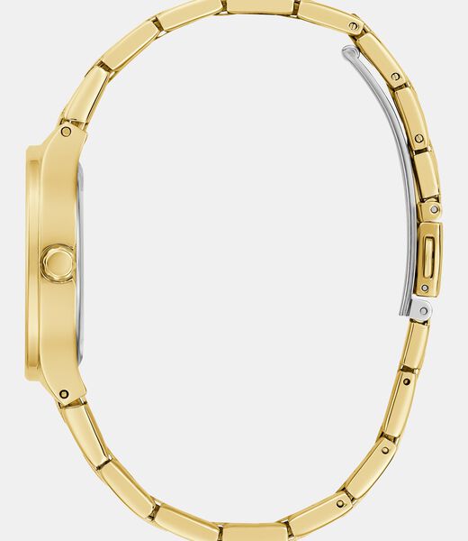 Stainless steel analogue watch