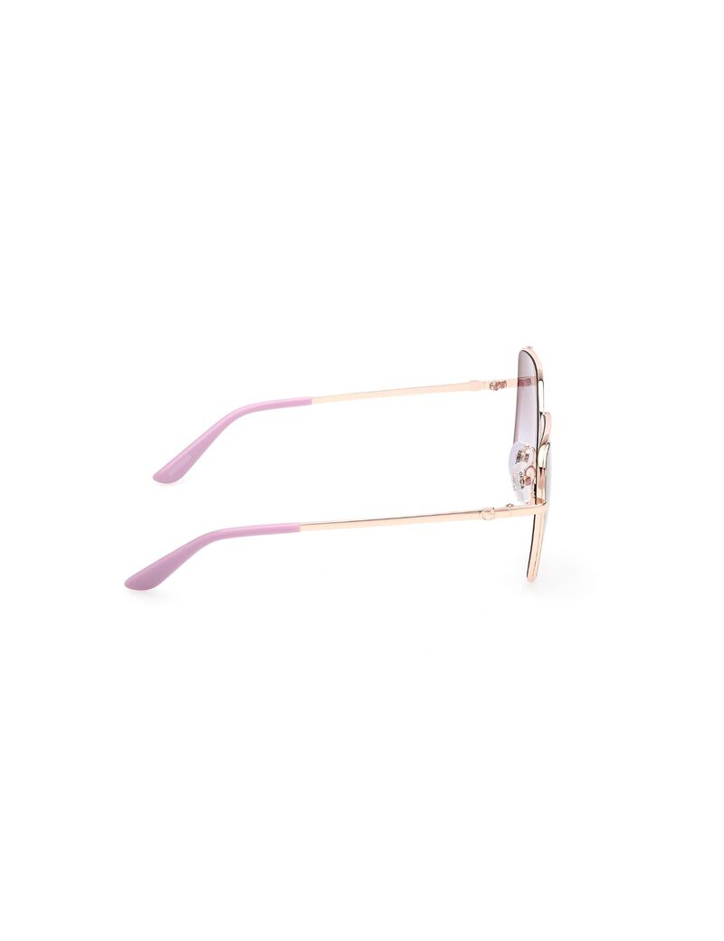 Butterfly beige gradient smoke sunglasses