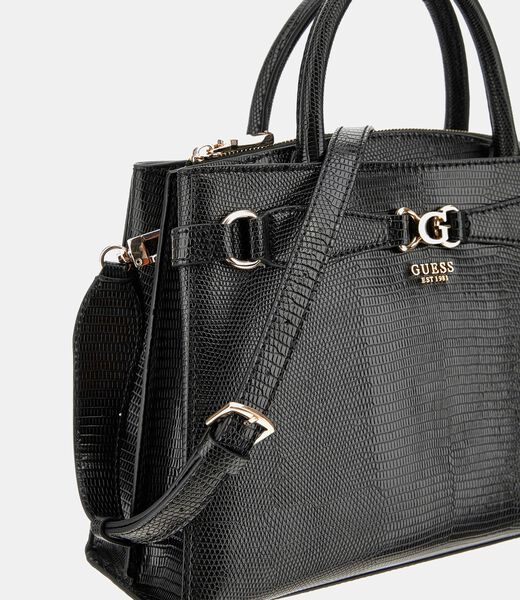Arlena python-print handbag