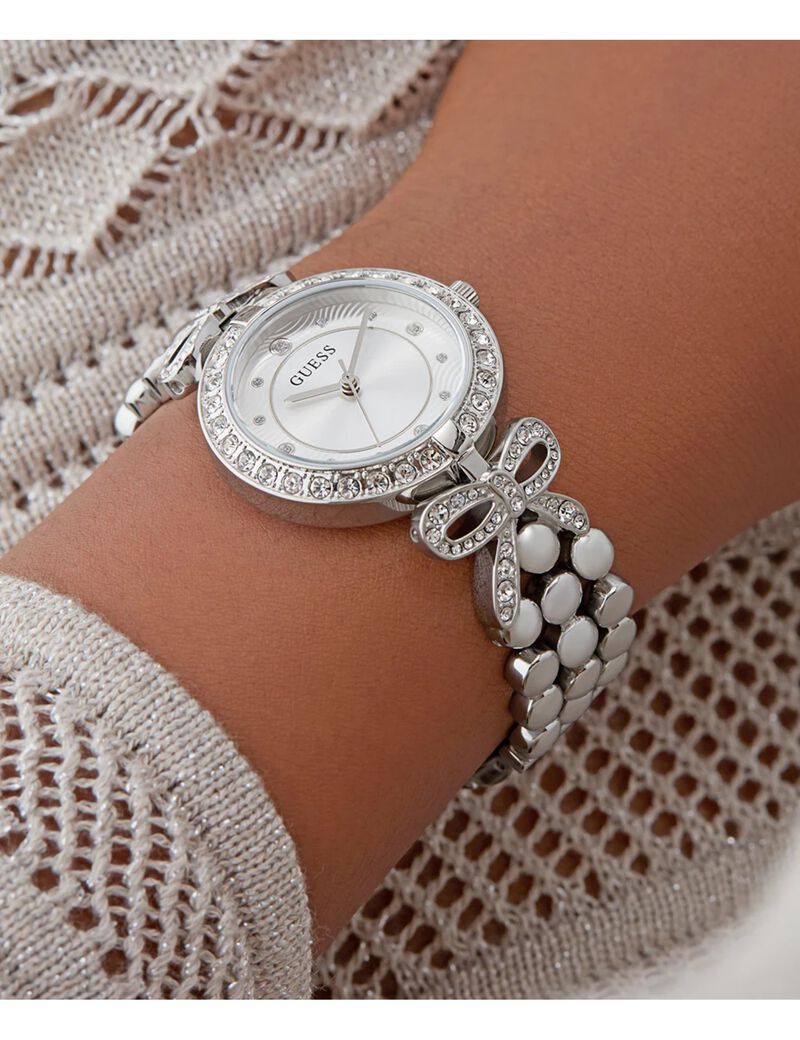 Ladies Silver Tone Analog Watch