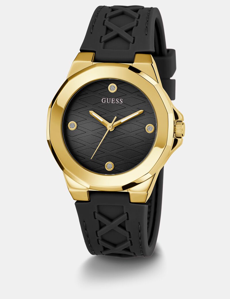 Analogue watch with corset detail