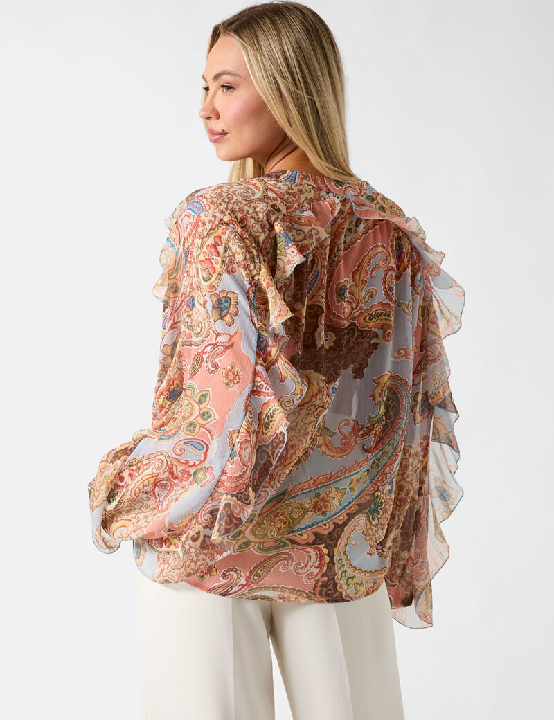 Paisley print blouse&nbsp;