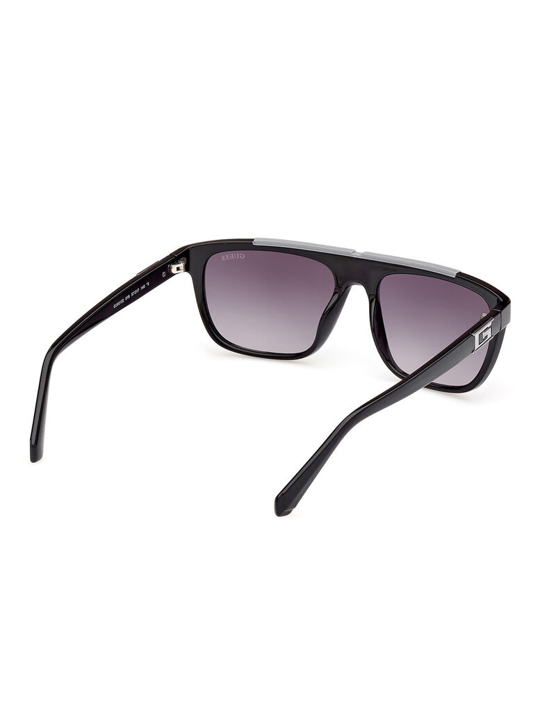 Rectangular Full Rim Sunglasses