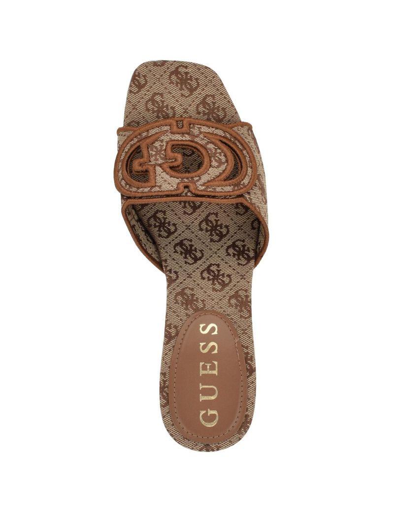 guess mules yellows