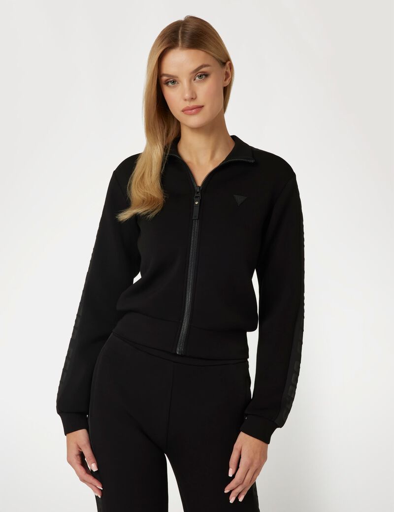 Front zip sweatshirt