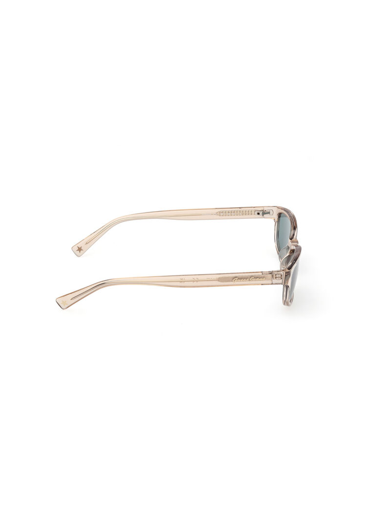 Rectangle metal sunglasses