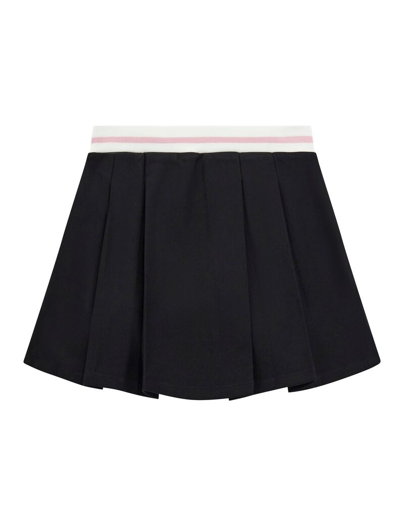 Pleated mini skirt